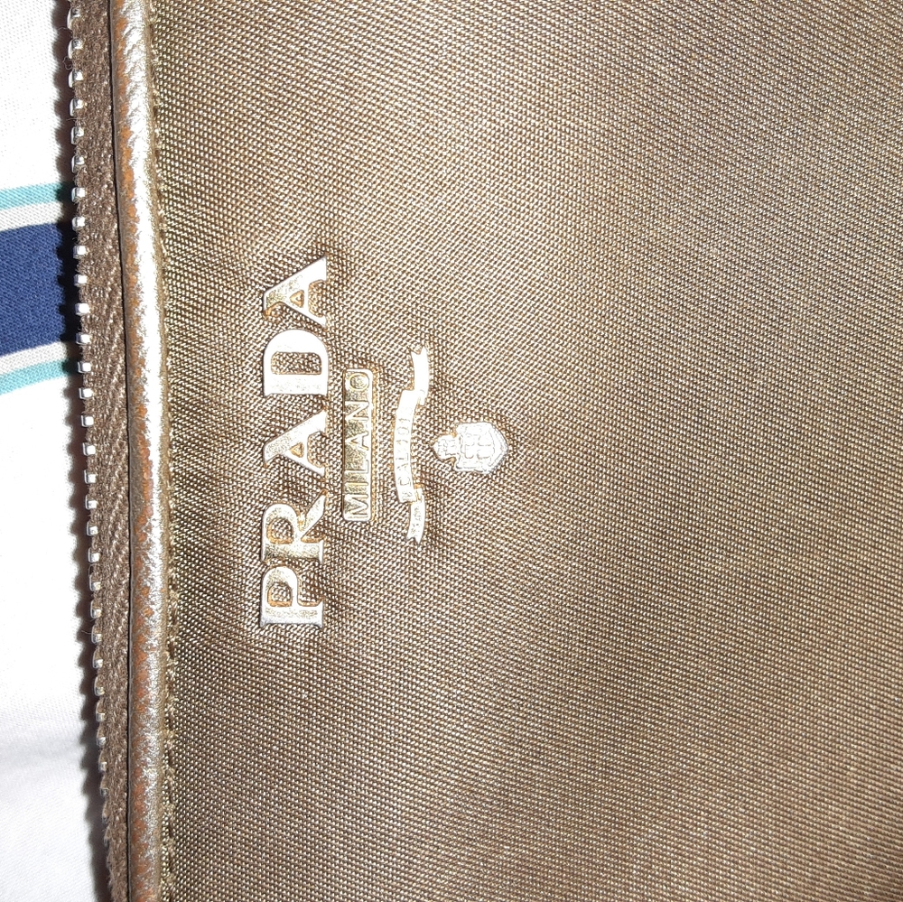AUTHENTIC Prada nylon zip wallet